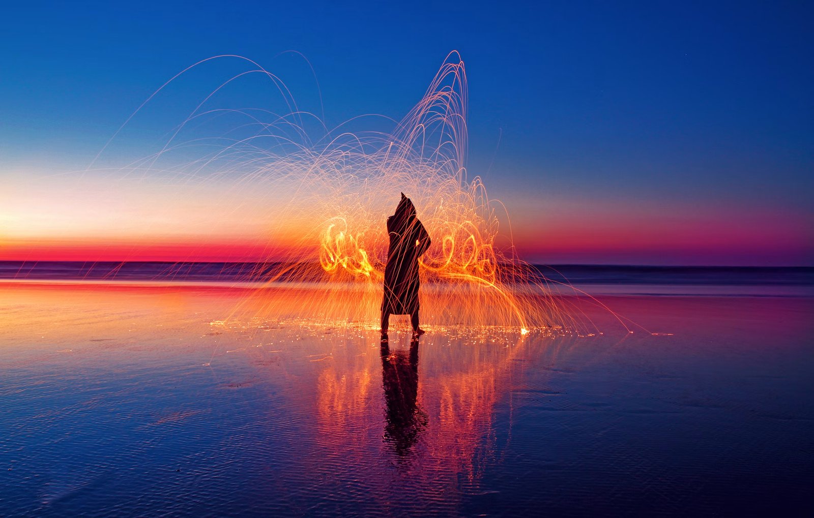 Sparks at Dusk